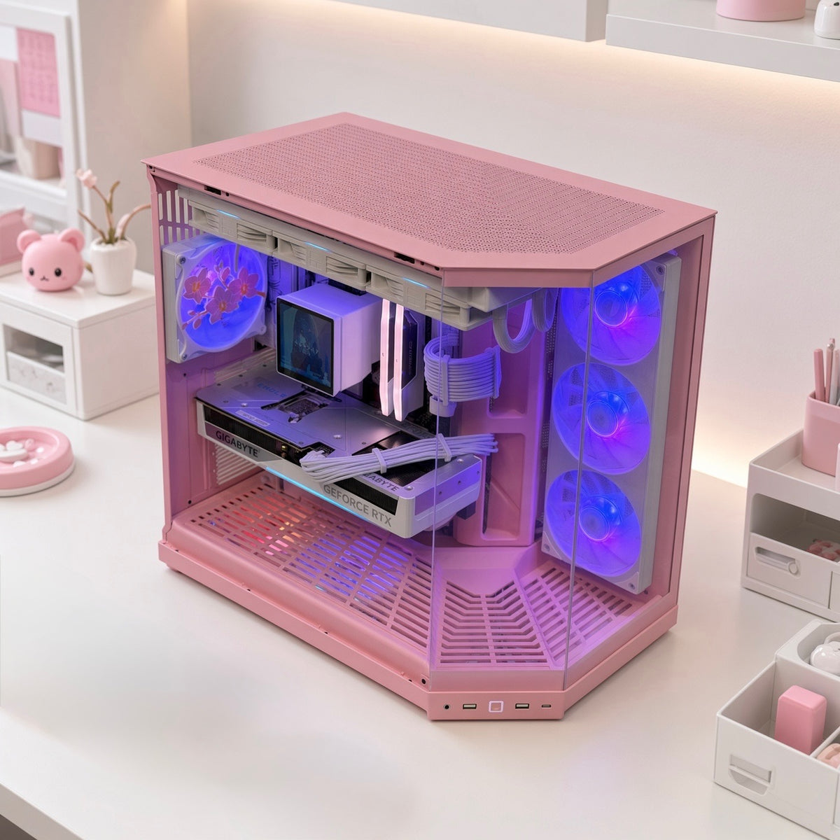 ๐ Pink Dream PC โ RTX 5070 Ti 16GB + 9800X3D