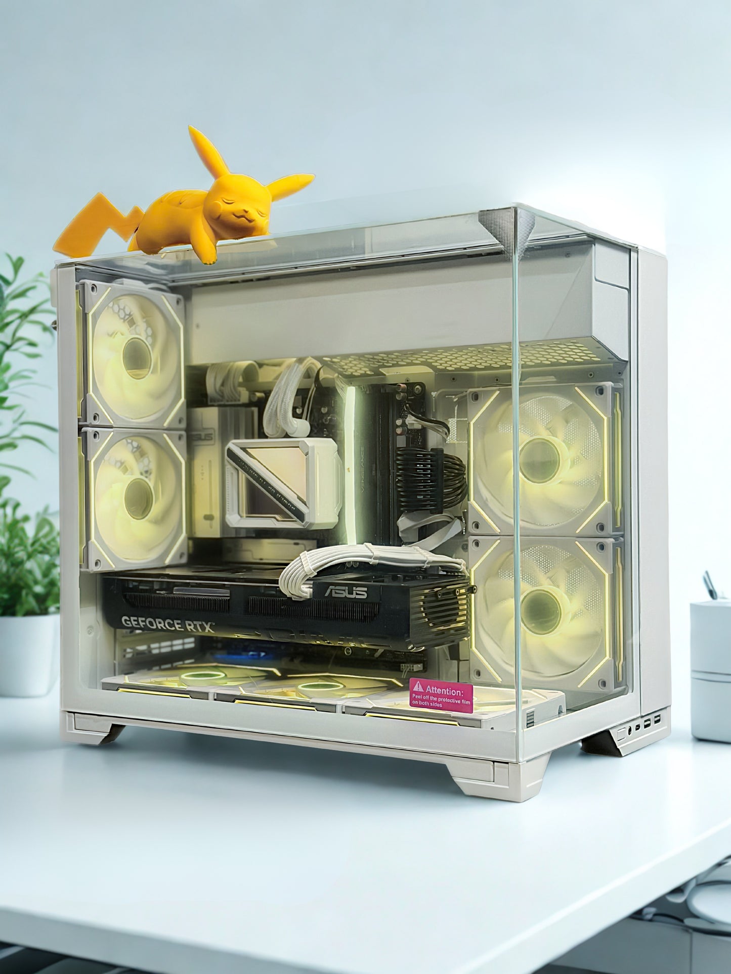 RTX 5080 Beast 🔥 4K Ultra Gaming PC • Brand New • White Lian Li Build