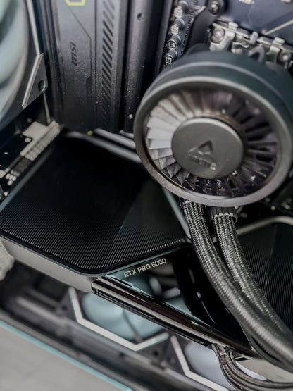 🔥 AI Workstation – Ryzen 9 9950X3D2 + RTX PRO 6000 96GB