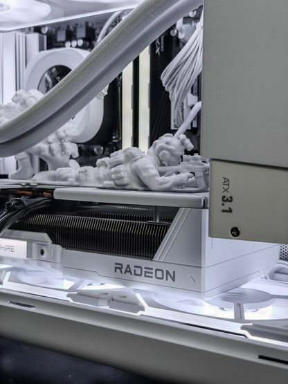 White Gaming PC | Ryzen 5 9600X | RX 9070 16GB | 32GB DDR5 | Warranty