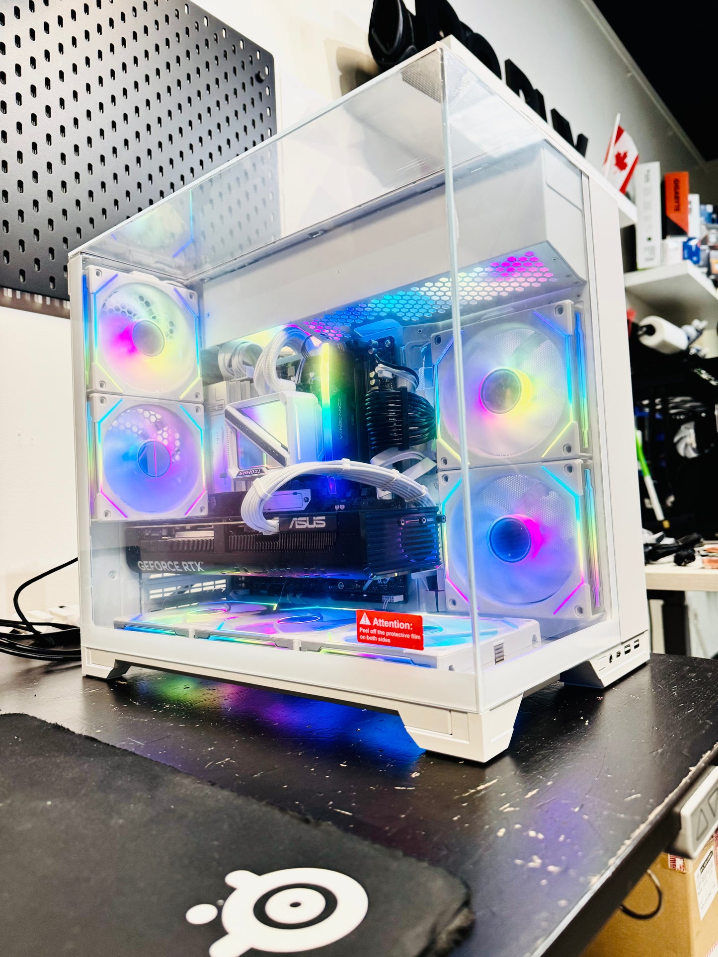RTX 5080 Beast 🔥 4K Ultra Gaming PC • Brand New • White Lian Li Build
