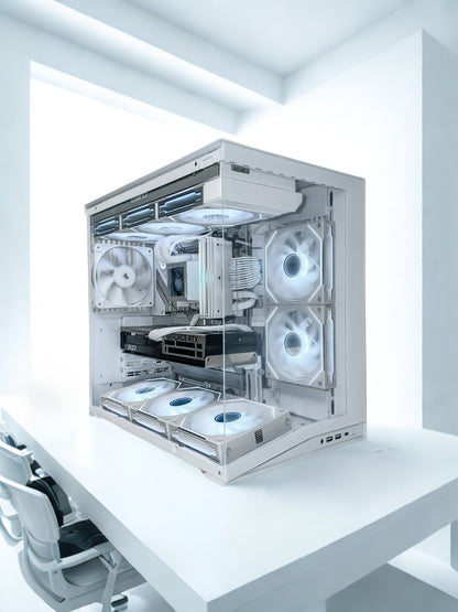 ALL Lian Li White O11 Mini V2 Gaming PC | 7800X3D + RTX 5070 Ti 16GB