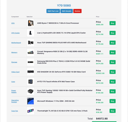 🔥 HYTE Y70 Touch + RTX 5080 Gaming PC ⚡ INSANE DEAL (Cheaper Than DIY)