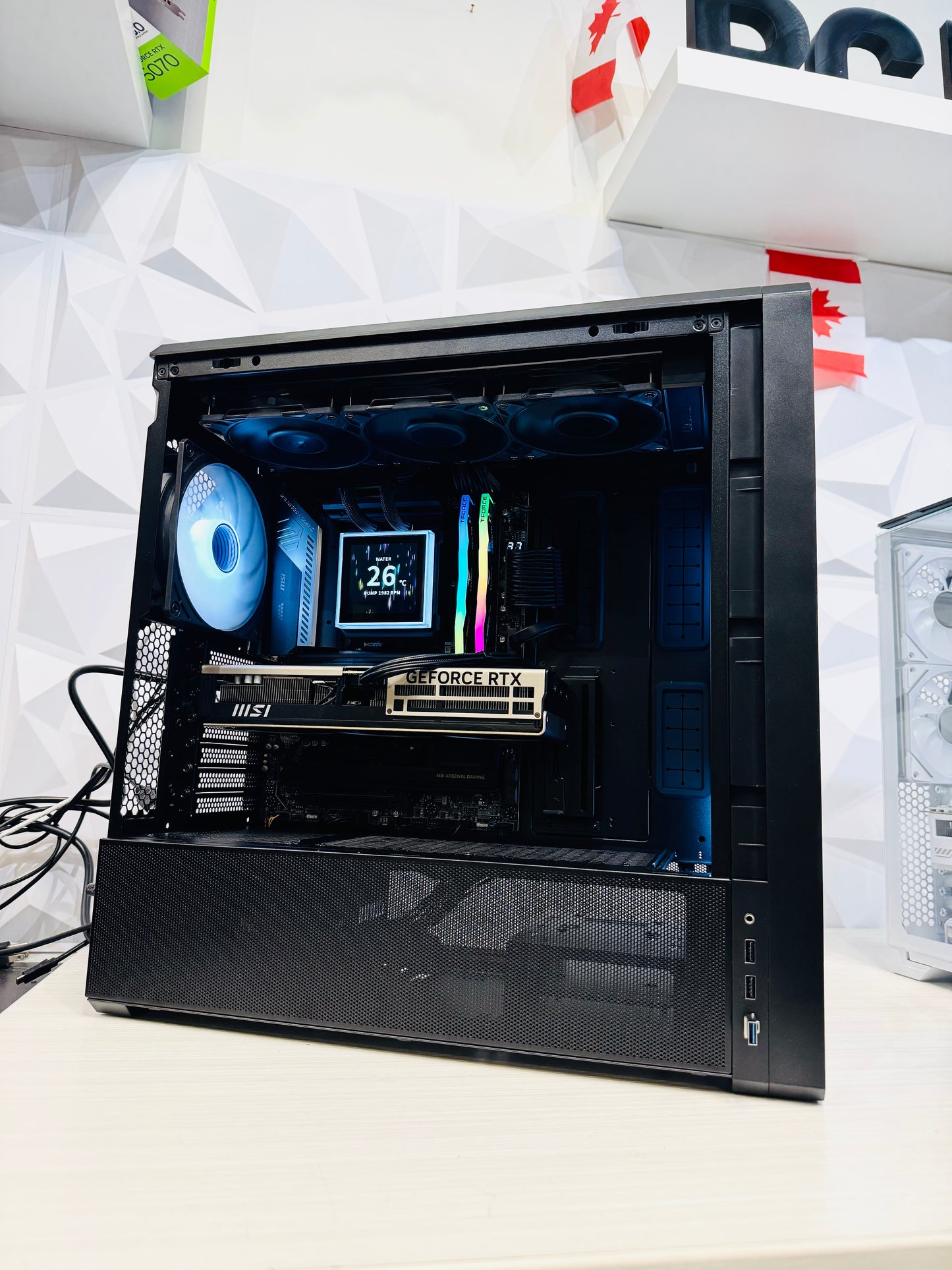 Premium Lian Li RTX 5070 Ti Gaming PC | Liquid Cooled | 32GB DDR5 | Ultra 7