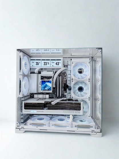 White RTX 5070 Ti Gaming PC – 7800X3D • 32GB DDR5