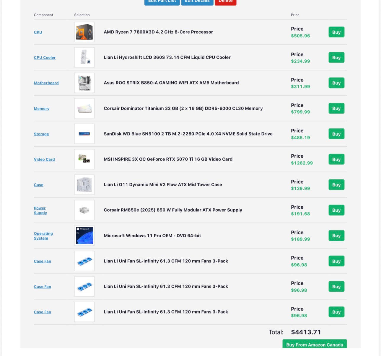 ALL Lian Li White O11 Mini V2 Gaming PC | 7800X3D + RTX 5070 Ti 16GB