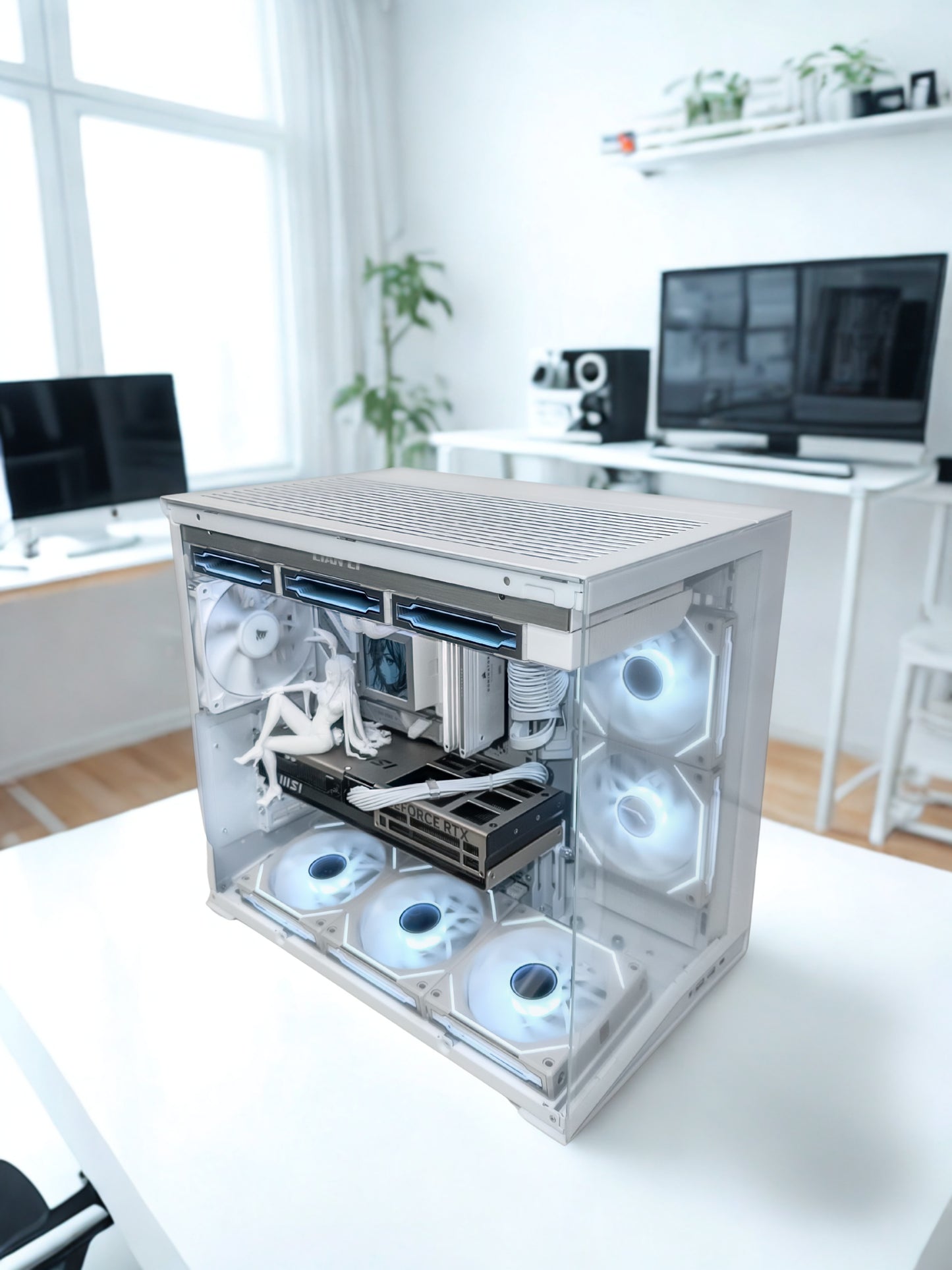 ALL Lian Li White O11 Mini V2 Gaming PC | 7800X3D + RTX 5070 Ti 16GB