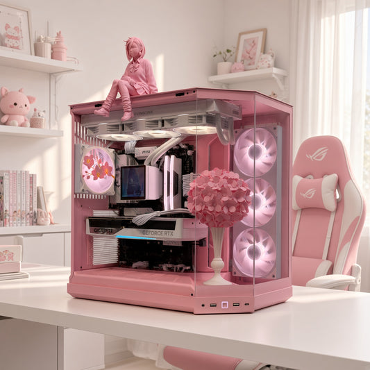 💕 Pink Dream PC – RTX 5070 Ti 16GB + 9800X3D