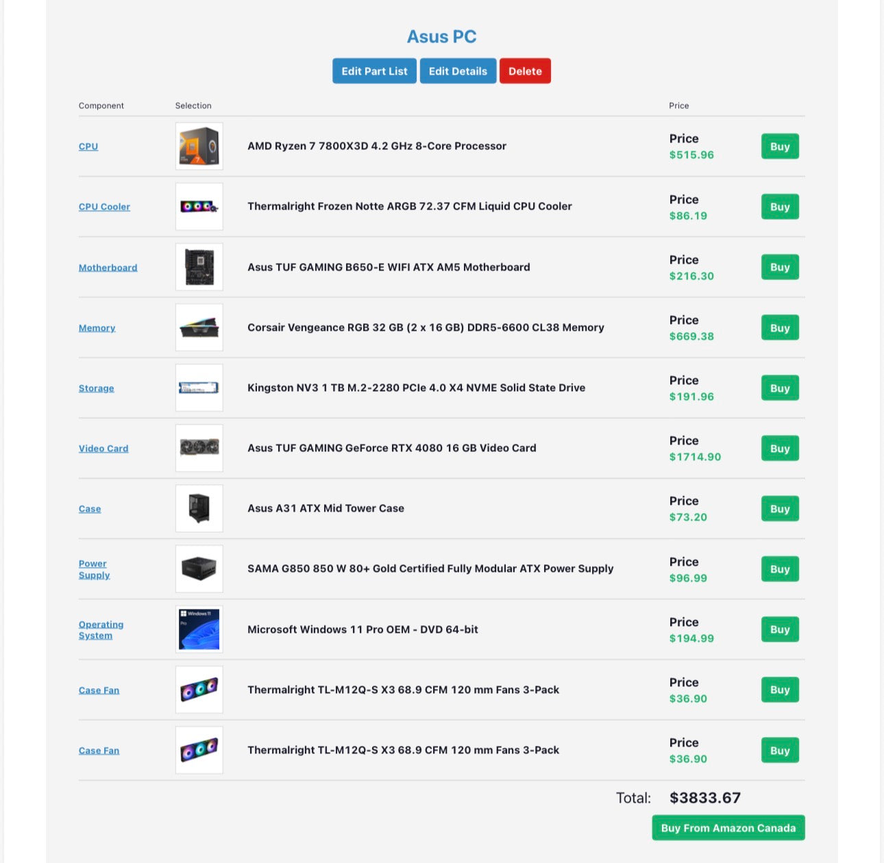 🎮 RTX 4080 Gaming PC – 7800X3D Beast | 2 years Warranty Included