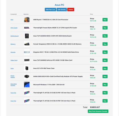 🎮 RTX 4080 Gaming PC – 7800X3D Beast | 2 years Warranty Included