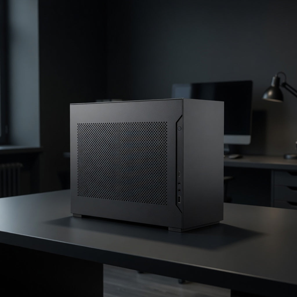 Mini ITX Gaming PC – Ryzen 7 7800X3D + RX 9070 XT (PCIe 5.0 Riser Cable)