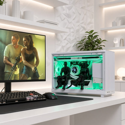 White Gaming PC | Ryzen 5 9600X | RX 9070 16GB | 32GB DDR5 | Warranty