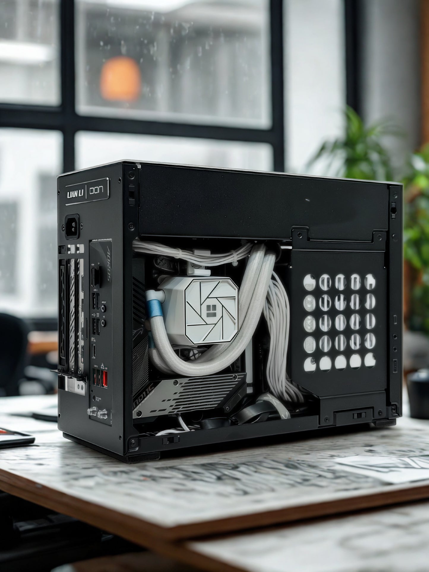 ITX Ultimate Tiny Gaming PC – 9850X3D + 9070 XT • Liquid Cooled