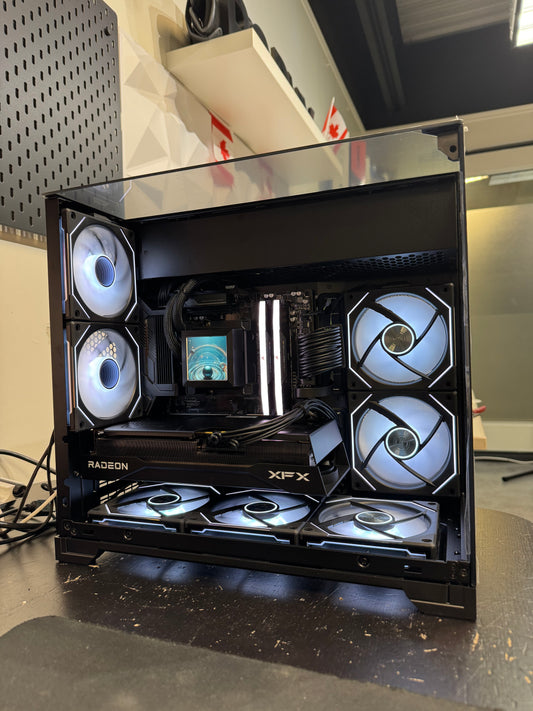 Legendary O11 Vision-M Gaming PC – Ryzen 9850X3D + RX 9070 16GB