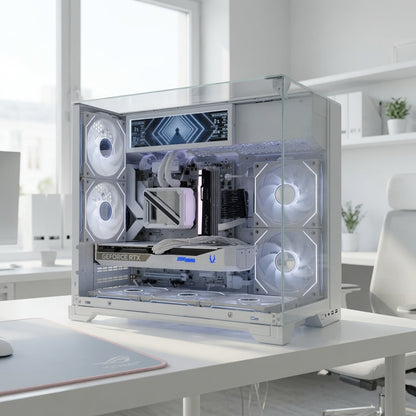 🎮 White Gaming PC | Ryzen 7 9800X3D | RTX 5070 | O11 Vision | 360 AIO