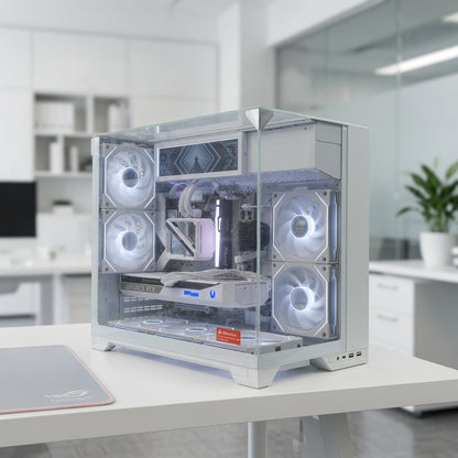🎮 White Gaming PC | Ryzen 7 9800X3D | RTX 5070 | O11 Vision | 360 AIO