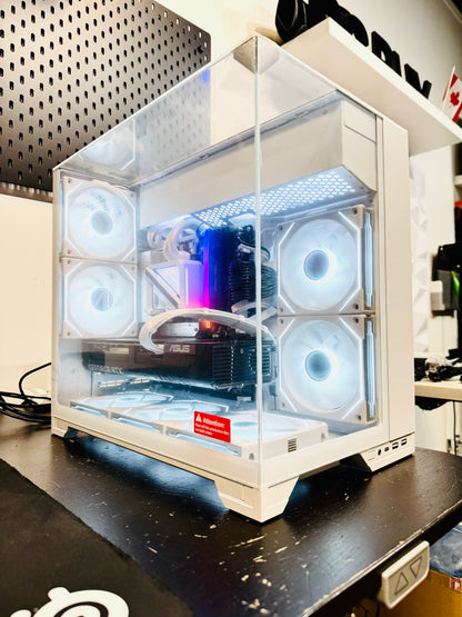 RTX 5080 Beast 🔥 4K Ultra Gaming PC • Brand New • White Lian Li Build