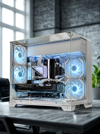RTX 5080 Beast 🔥 4K Ultra Gaming PC • Brand New • White Lian Li Build