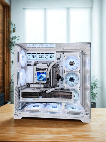 White RTX 5070 Ti Gaming PC – 7800X3D • 32GB DDR5