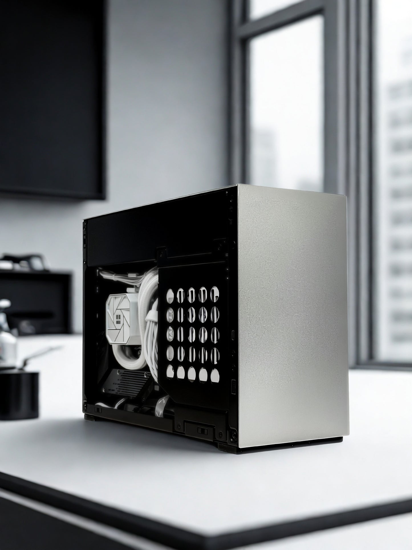 ITX Ultimate Tiny Gaming PC – 9850X3D + 9070 XT • Liquid Cooled