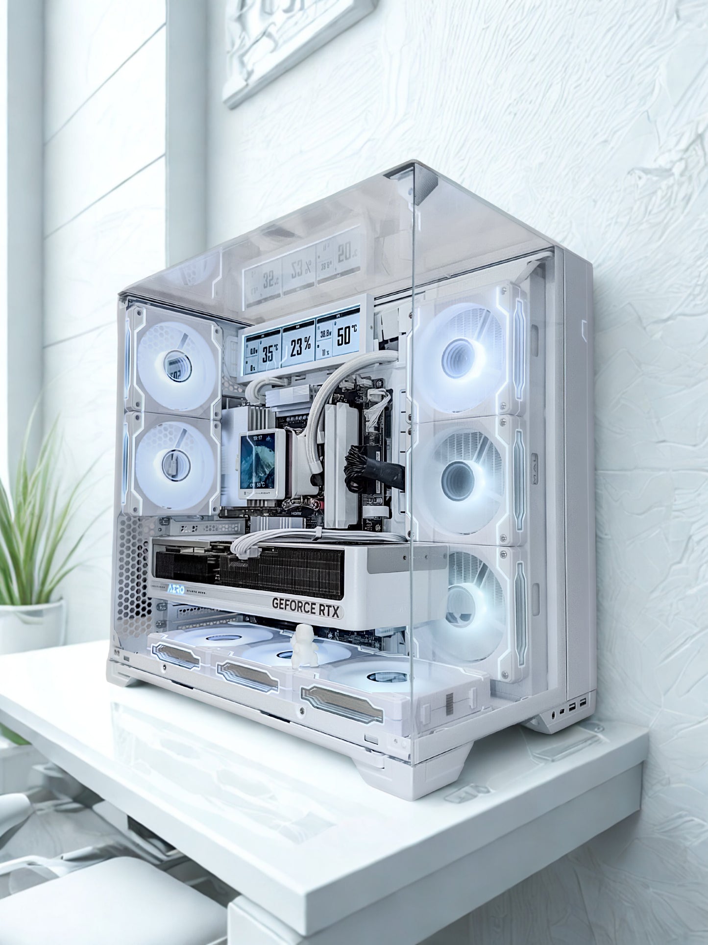 White RTX 5070 Ti Gaming PC – 7800X3D • 32GB DDR5