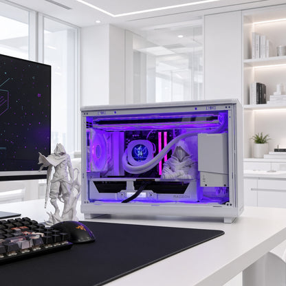White Gaming PC | Ryzen 5 9600X | RX 9070 16GB | 32GB DDR5 | Warranty
