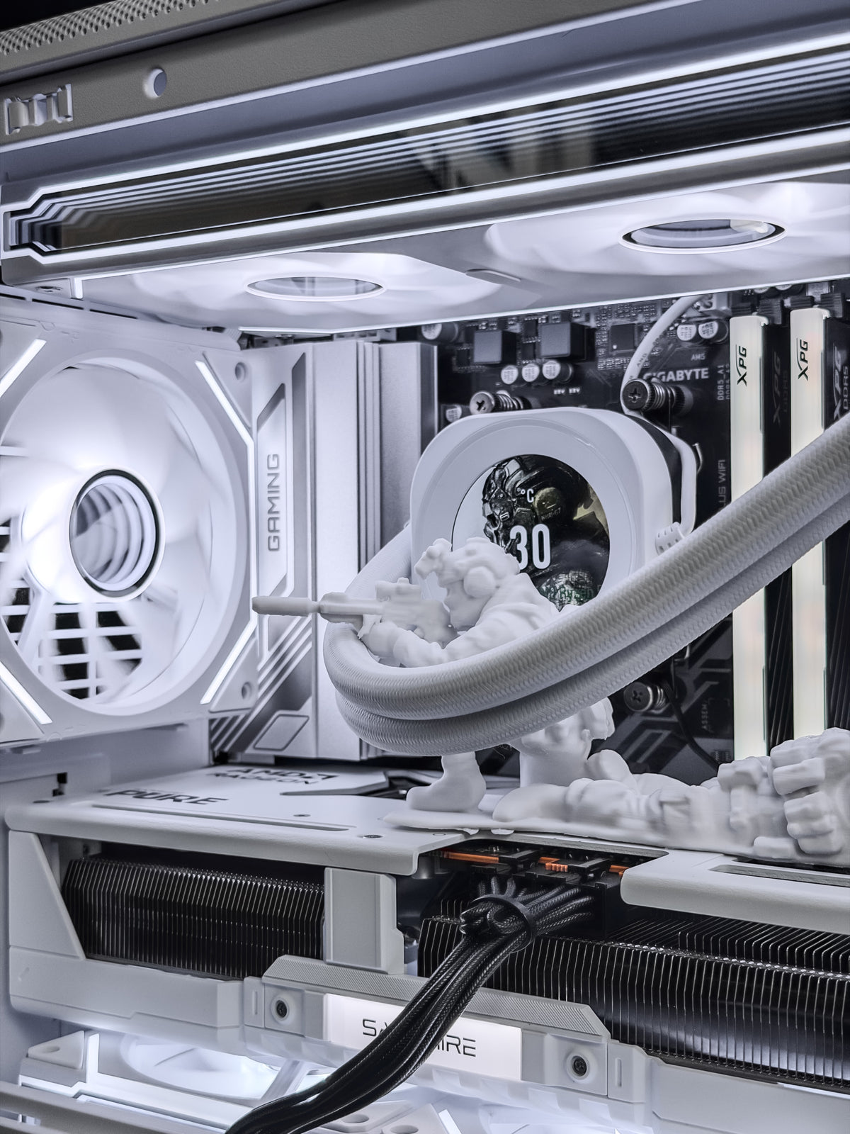 White Gaming PC | Ryzen 5 9600X | RX 9070 16GB | 32GB DDR5 | Warranty