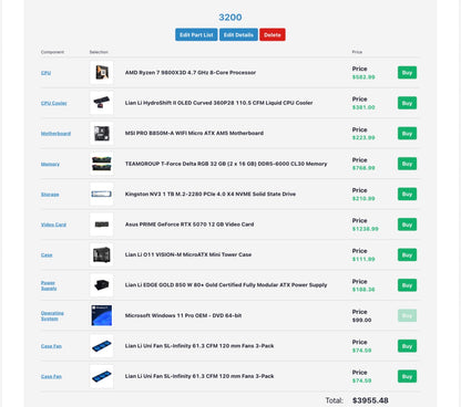 🔥 CUSTOM Order GAMING PC | RYZEN 7 9800X3D + RTX 5070 | LIAN LI O11 VISION-M