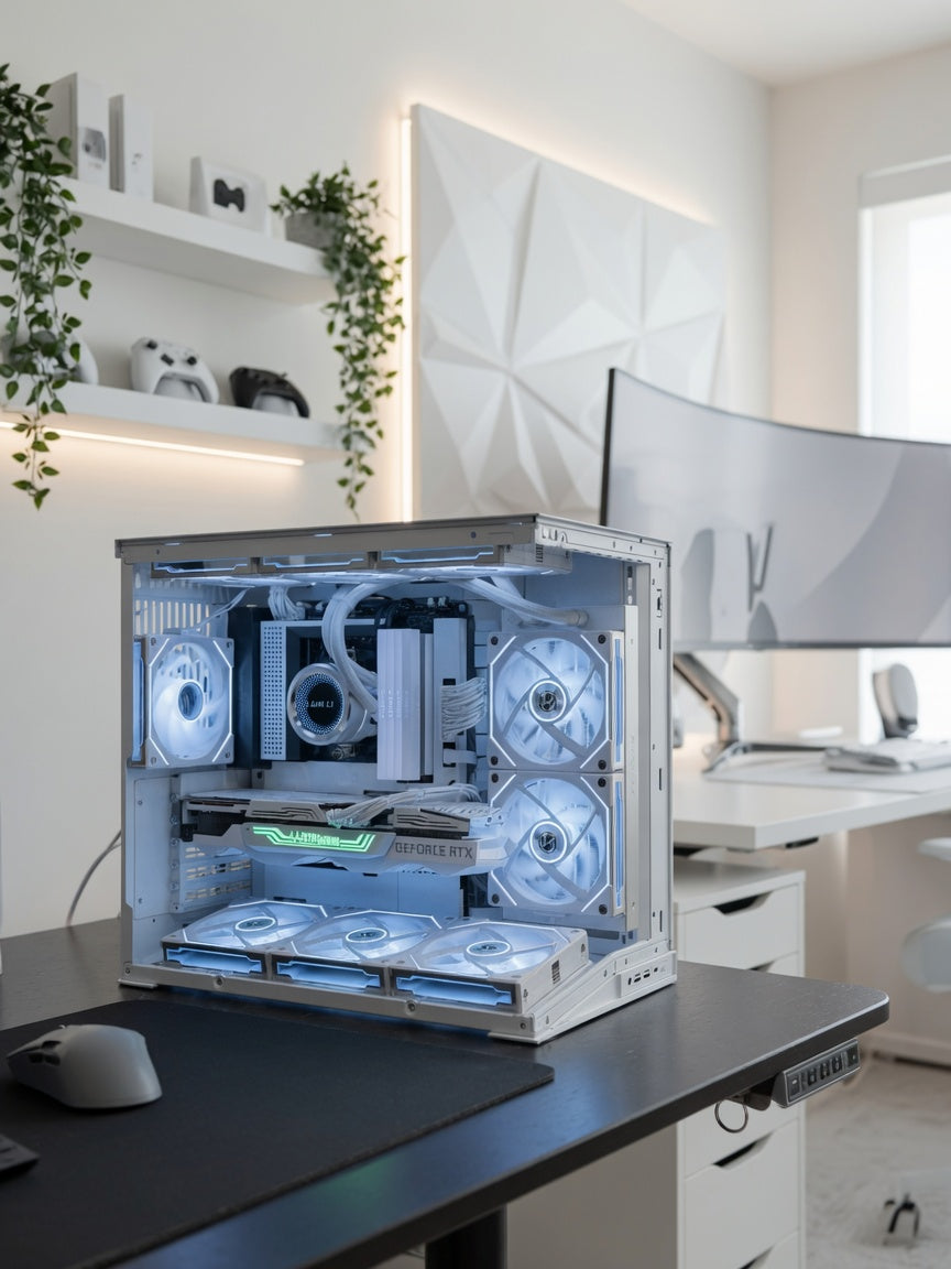 Legendary Lian Li o11 White Gaming PC | RTX 3080 10GB | Ryzen 7 5800X | Liquid Cooled