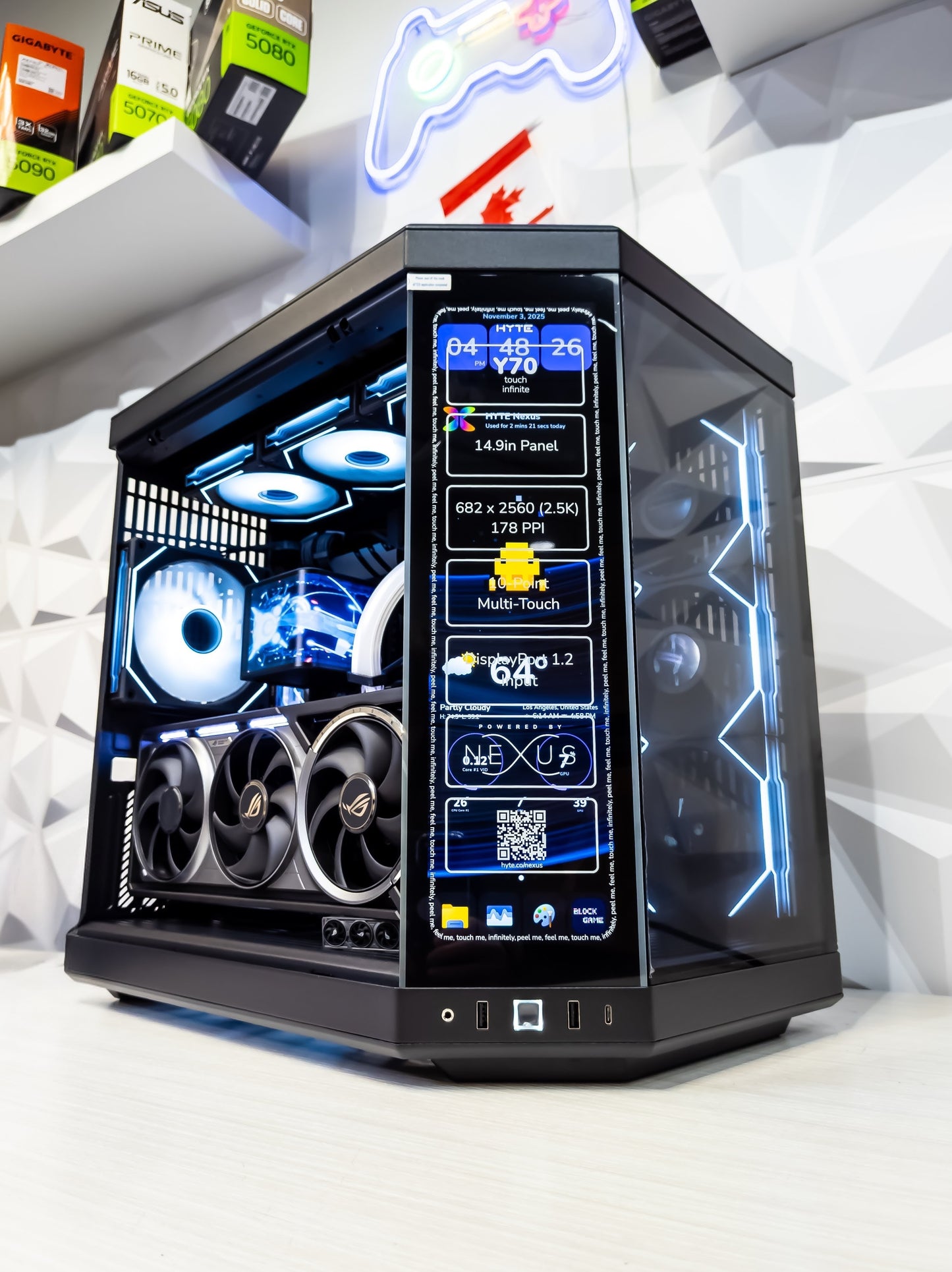 🔥 Ultimate Luxury Gaming PC – ROG Astral RTX 5090 32GB | Ryzen 9 9950X3D