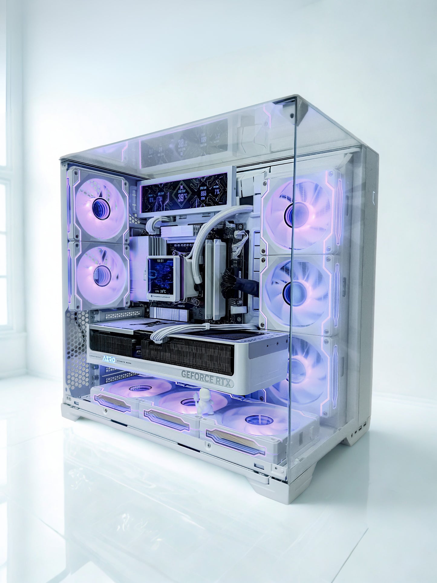 White RTX 5070 Ti Gaming PC – 7800X3D • 32GB DDR5