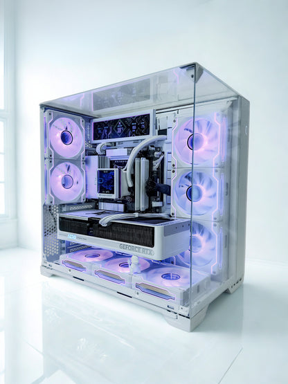 White RTX 5070 Ti Gaming PC – 7800X3D • 32GB DDR5