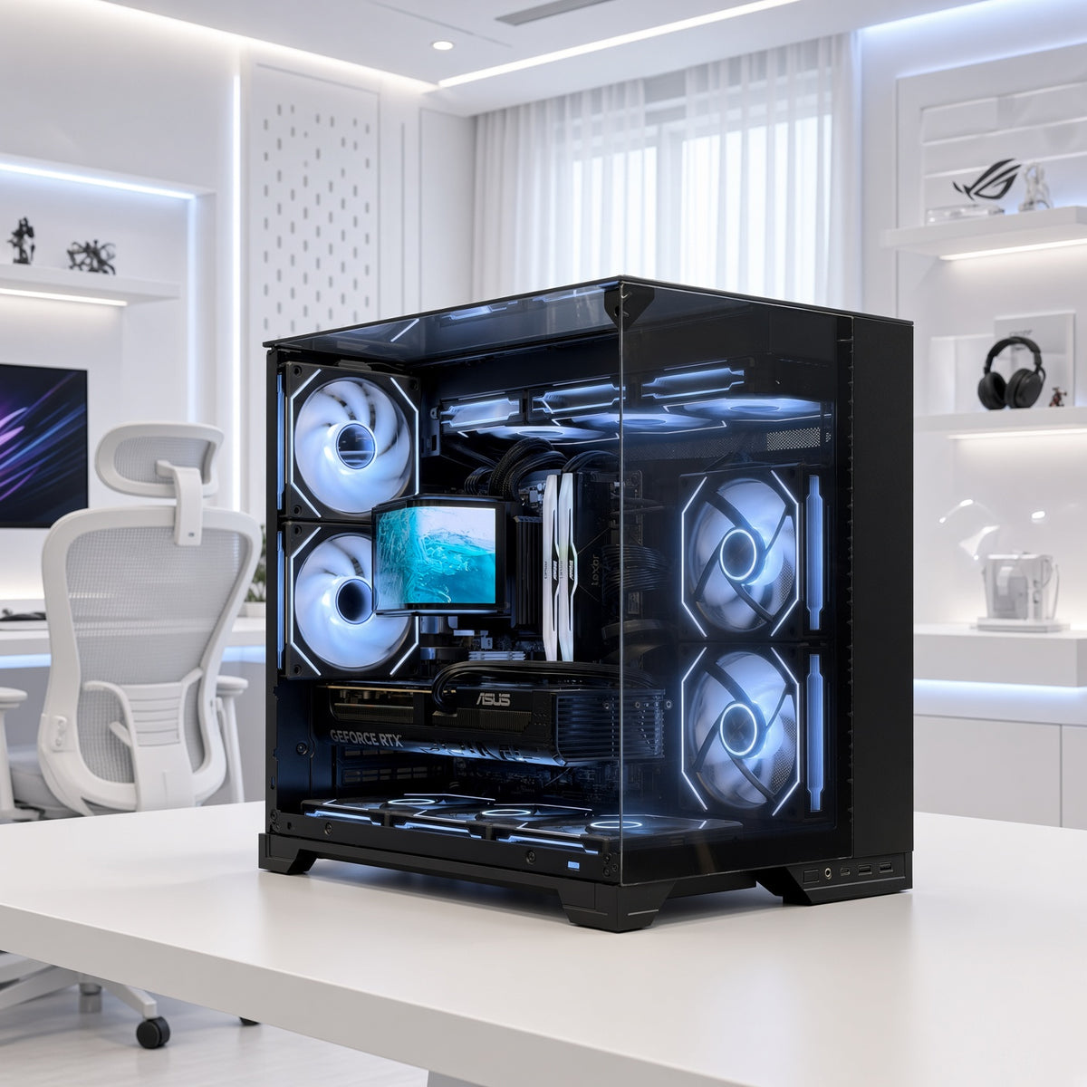 🔥 CUSTOM Order GAMING PC | RYZEN 7 9800X3D + RTX 5070 | LIAN LI O11 VISION-M