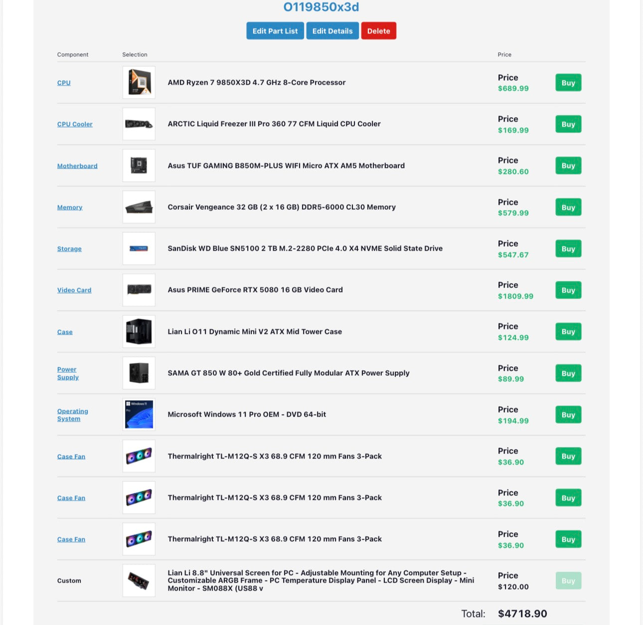 RTX 5080 Gaming PC | Ryzen 9850X3D | Best 4K Gaming Build